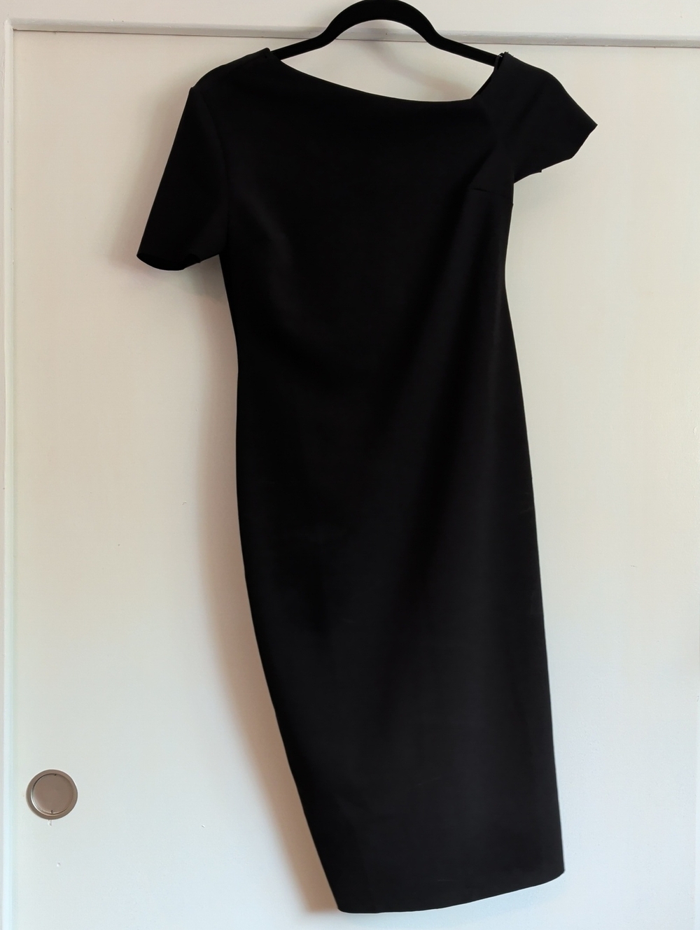 NWT Zara Off Shoulder Black Sheath Dress